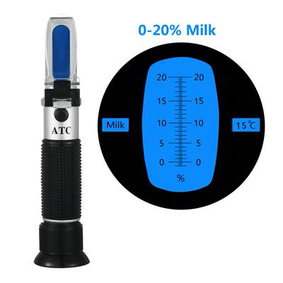 牛奶浓度计 牛奶浓度计手持式折射仪牛奶浓度测量仪 0-20%Milk