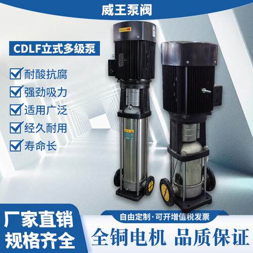 精品多级泵，反渗透增压，轻型不锈钢多级泵，CDLF4-20多级泵