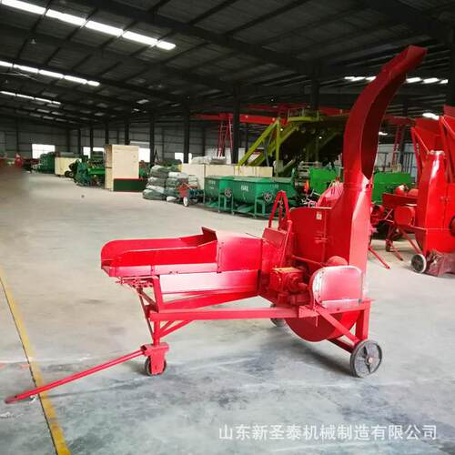 高喷型青储秸秆铡草机视频玉米秸秆粉碎铡草机秸秆切断机