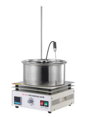 厂家批发现货集热式磁力搅拌器DF-101实验室油浴锅智能数显水浴锅