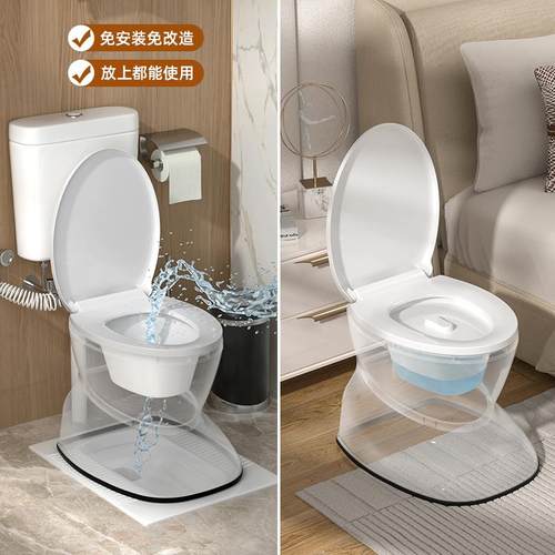 新拼接彷真防滑移动马桶孕妇老人可携式厕凳坐便器改马桶专用舒适