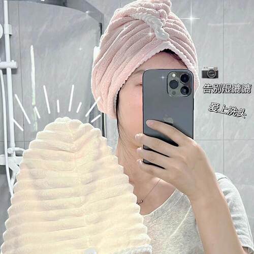 Quick-Dry Hair Turban for Women - Double Layered, Extra Thic