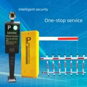 护栏社区门禁落地电动伸缩八角形停车场带条形围栏铝合金直杆