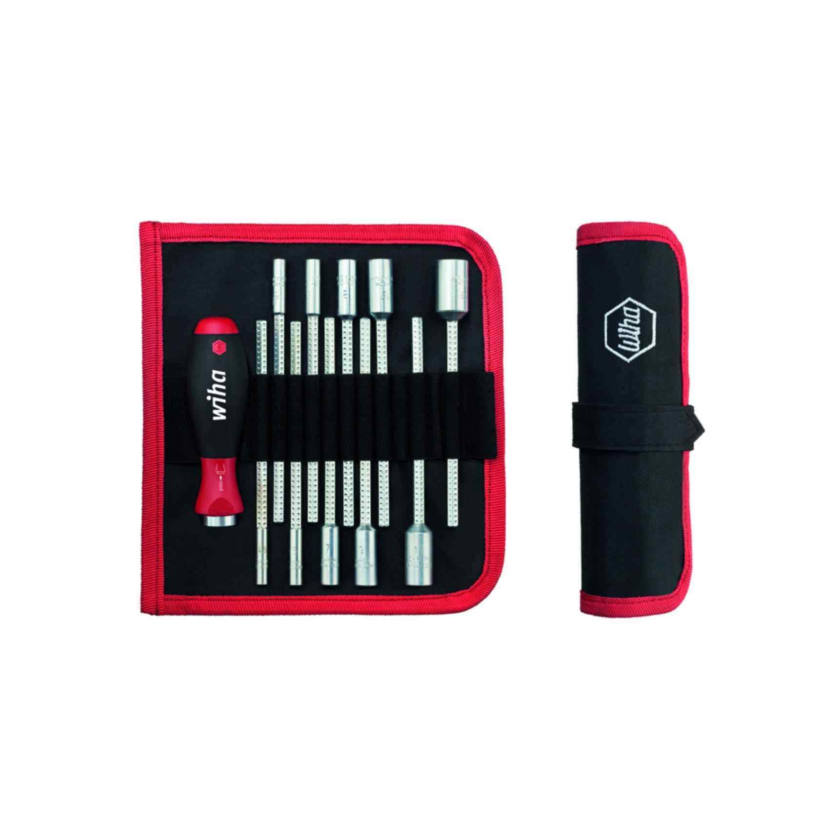 德国 Wiha U106 T1 2 6系列螺母套筒双头起子杆12件套 27713