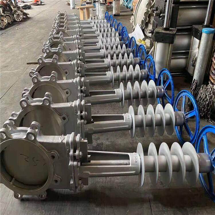 耐高温310S双相钢刀闸阀DN300耐高温手动闸板阀DN450烟气刀型闸阀