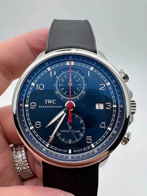 98新万国表葡萄牙限量蓝盘计时IW390213自动机械45.4mm男士手表