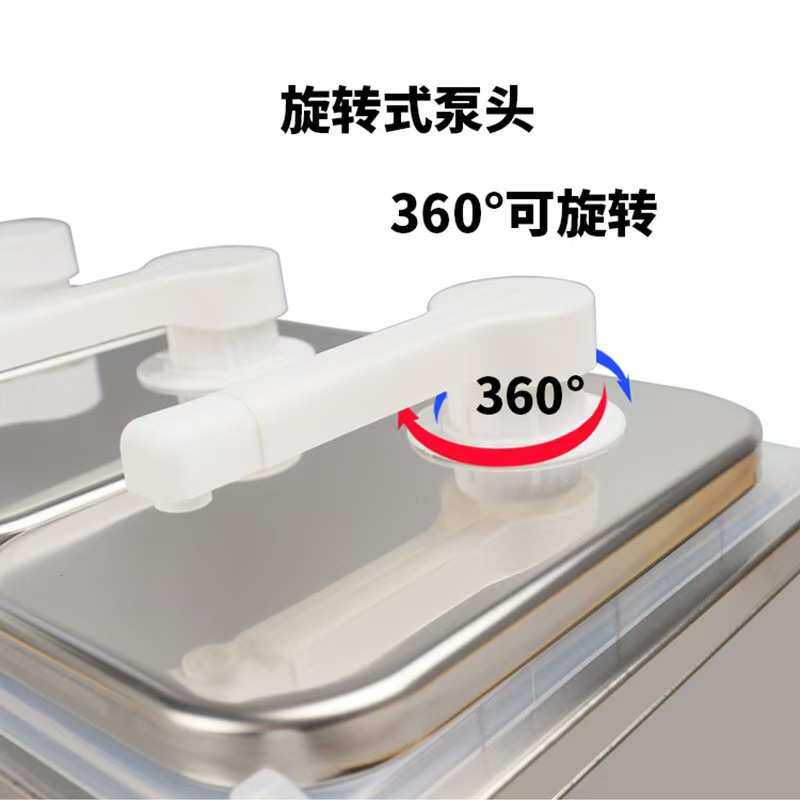 奶茶店专用不锈钢酱汁泵果酱果糖糖浆糖压瓶按压瓶挤压定量手压式