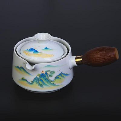 懒人自动功夫茶具套装大容量创意防烫逍遥茶壶复古泡茶神器旅行装