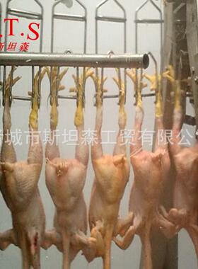 H家禽宰杀烫毛脱毛用家禽屠宰设备鸡鸭宰杀设备价格家禽宰杀线