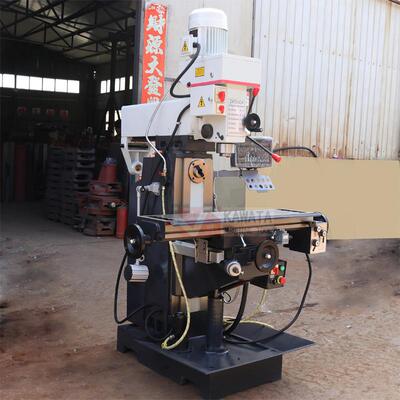 山东钻床ZX7550C钻铣床 多功能钻铣床CE认证出口标准立卧式钻铣床