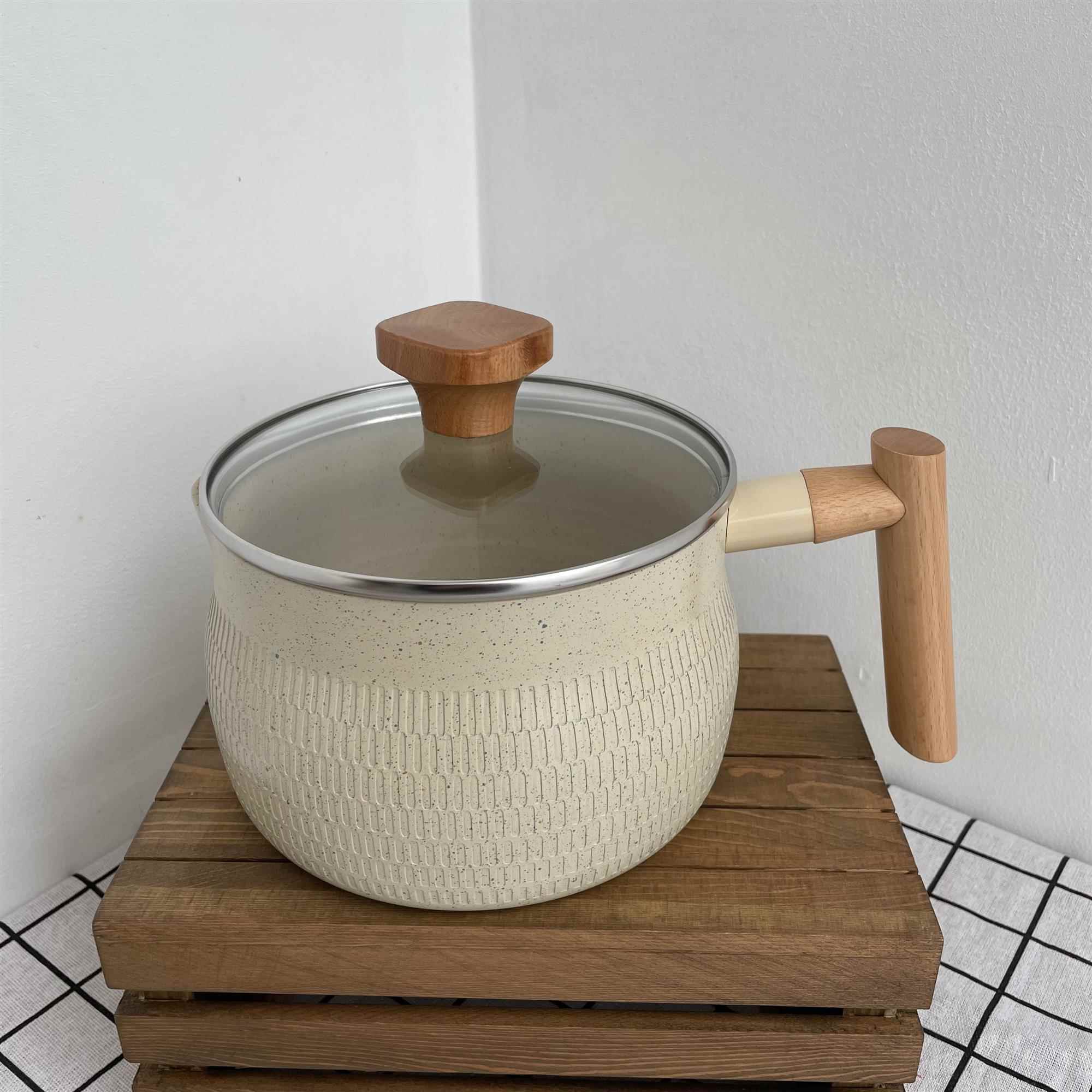 【新款！奶杯！】日式奶锅不粘锅方便实用家用热奶煮面煮汤多功能