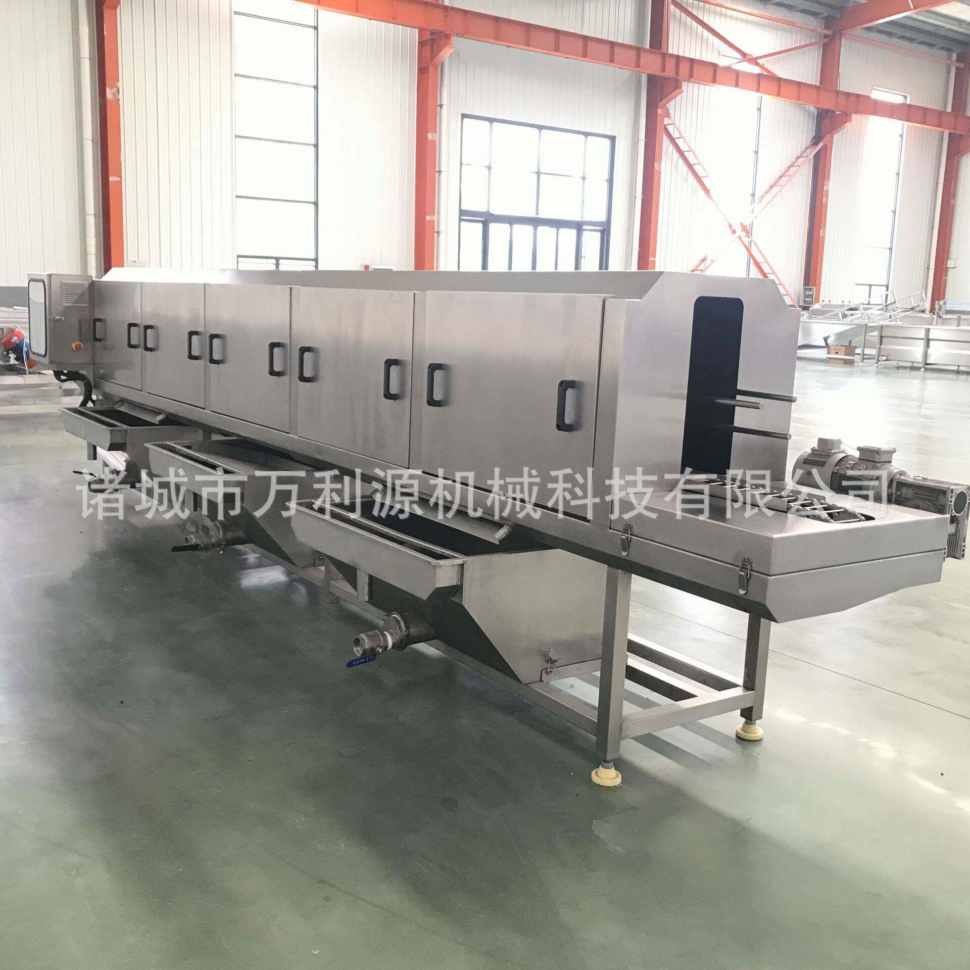 自动码垛蛋托清洗机餐盘不锈钢清洗烘干设备果蔬筐去污去泥设备