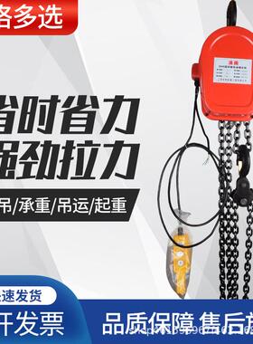 380V小型吊机起重提升机 1t5t20t挂钩DHS快速环链电动葫芦