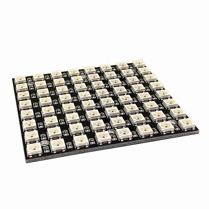 64位Ws2812 5050 Rgb Led内置全彩驱动灯开发板