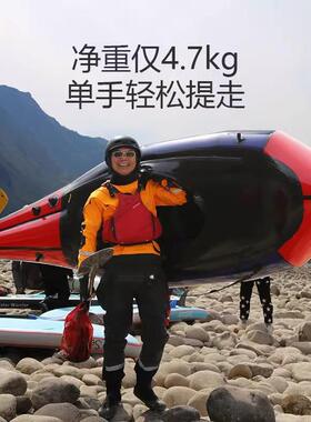 LST龙仕腾户外充气船橡皮艇漂流单人船皮划艇钓鱼船漂流船冲锋舟