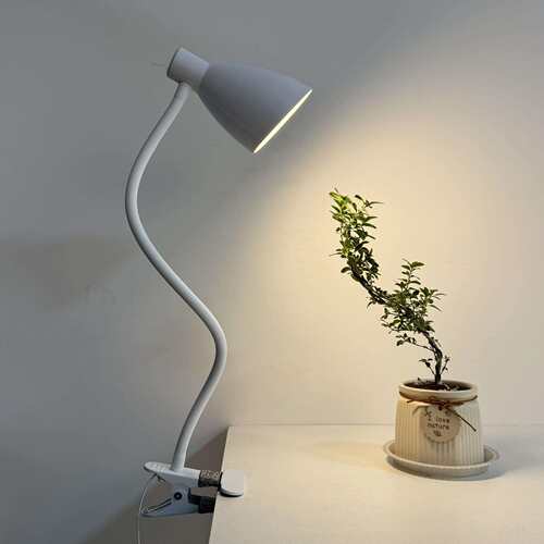 LED护眼台灯学生宿舍卧室床头阅读夹子式儿童学习按键开关桌面