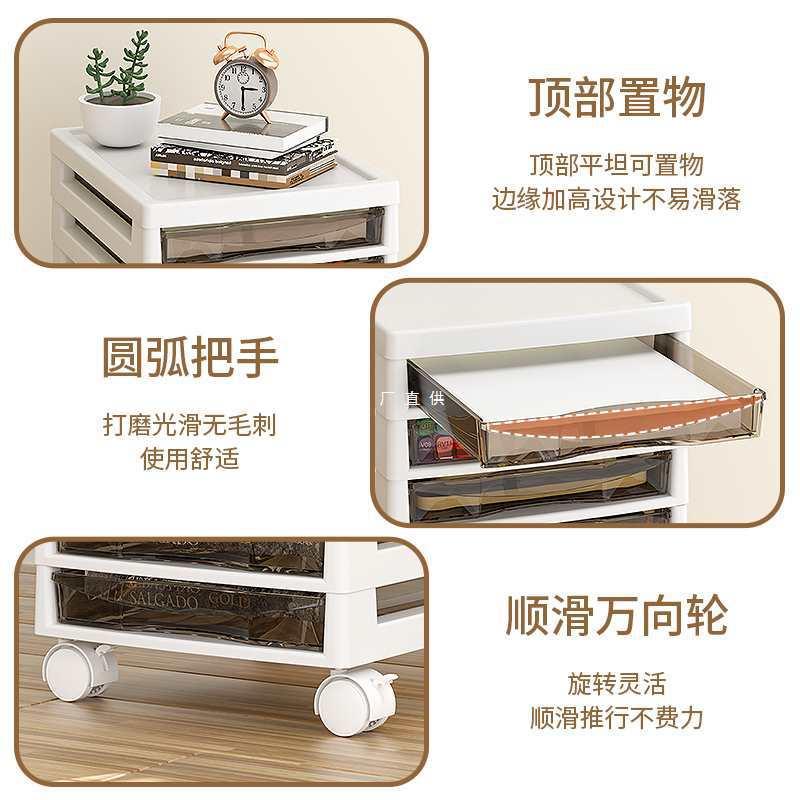 办公室收纳柜抽屉式文件收纳盒桌下储物收纳箱美甲多层文具置物架