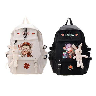 Genshin Impact Anime Cosplay Students School Bag Backpack Kl