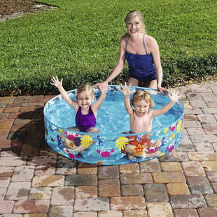 充气池睡莲儿童硬家庭养鱼池胶水透明池免戏水bestway55028游泳池