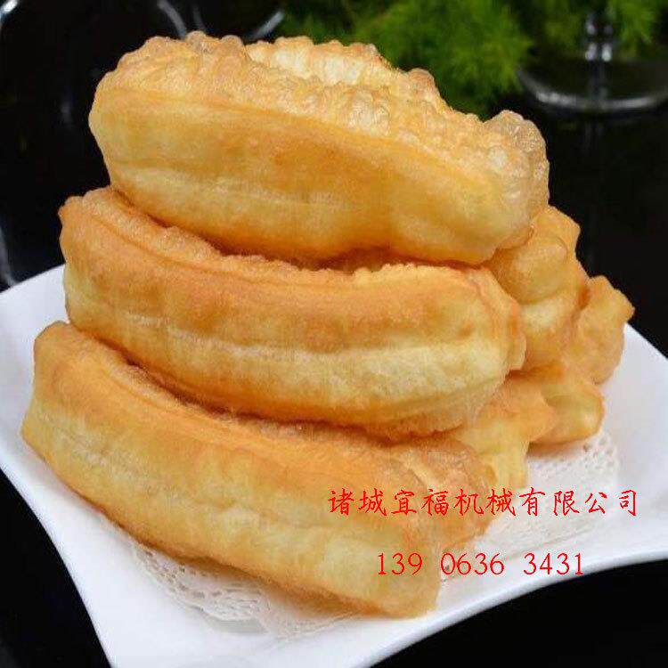 冷冻油条油炸机 连续出料油条油炸机价格 炸油条机器生产线