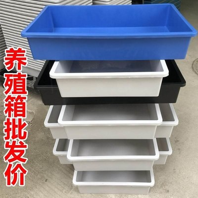 DX7L加厚塑料周转箱长方形特大号养鱼养龟箱水产养殖胶箱乌龟筐塑