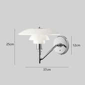 壁灯后现代简约客厅轻卧室背景网红新款 奢高档床头玻璃灯具壁灯墙