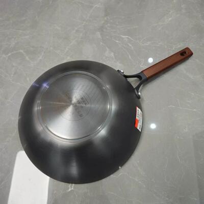 中康第三代精铁锅铁锅深氮防锈极铁无涂层家用煎锅