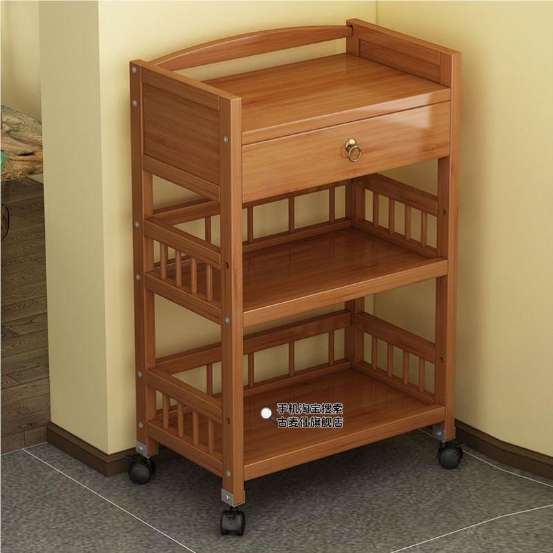 中式茶柜置物架客厅茶水柜实木多层茶边柜茶叶柜收纳小架子储物柜