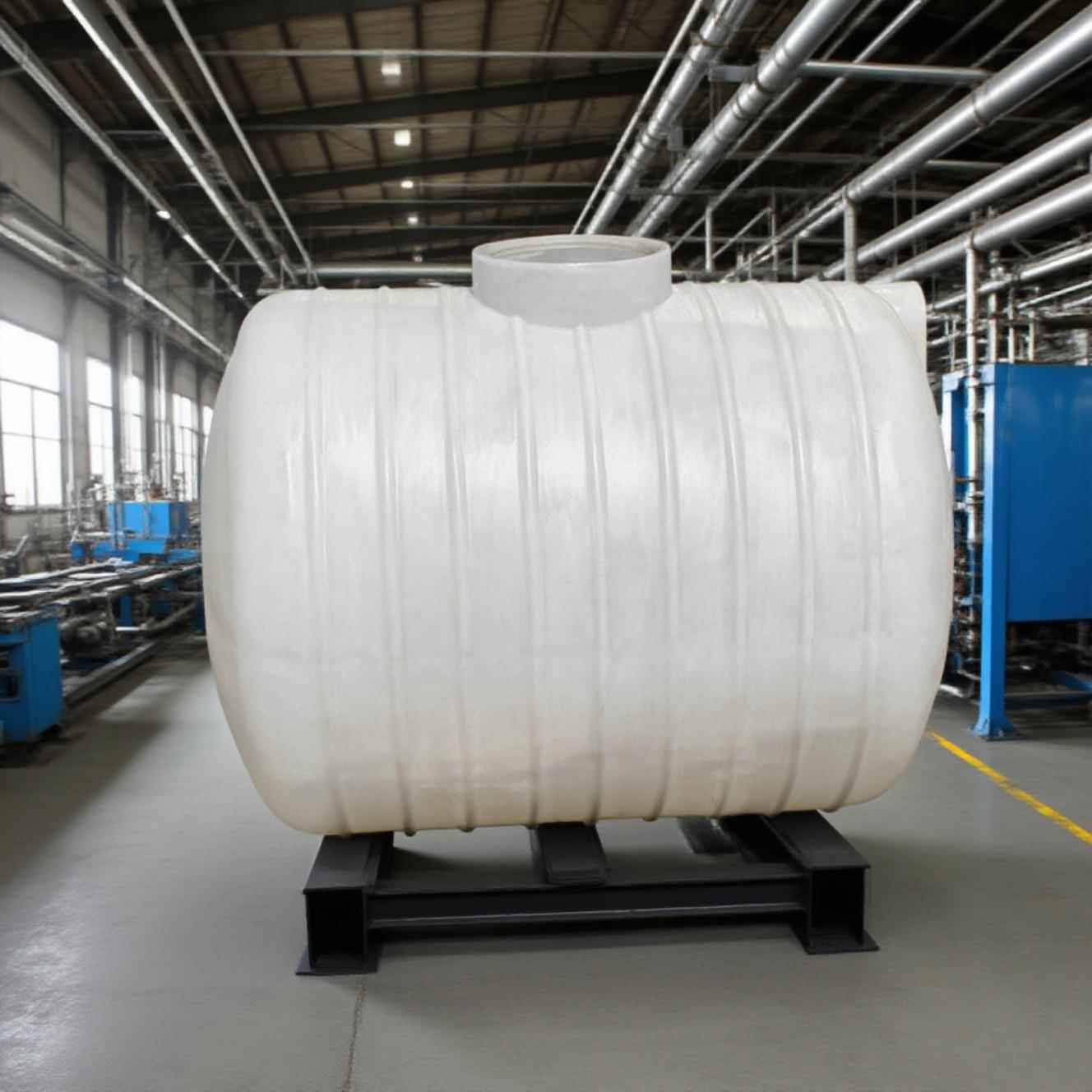 2000L大容量LLDPE储水罐卧式车载运输水塔塑料储水桶