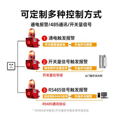 T警GG-01工业声音光一体报器语提示报警S器声光告警器24V22TGSG-0