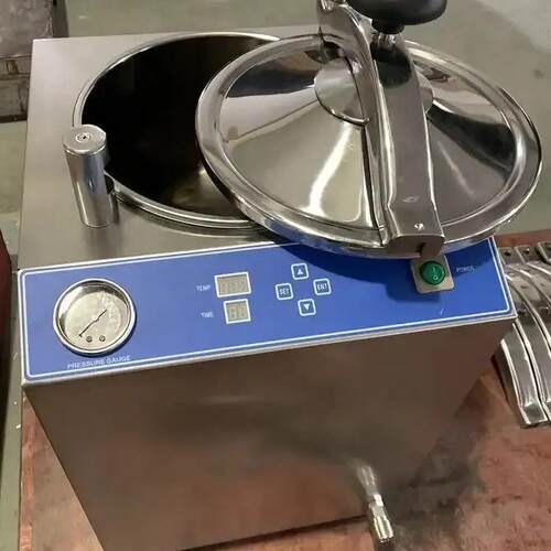 验LS-28HD室立式高实压灭锅不锈钢8L蘑菌菇罐头消毒台式电动蒸汽