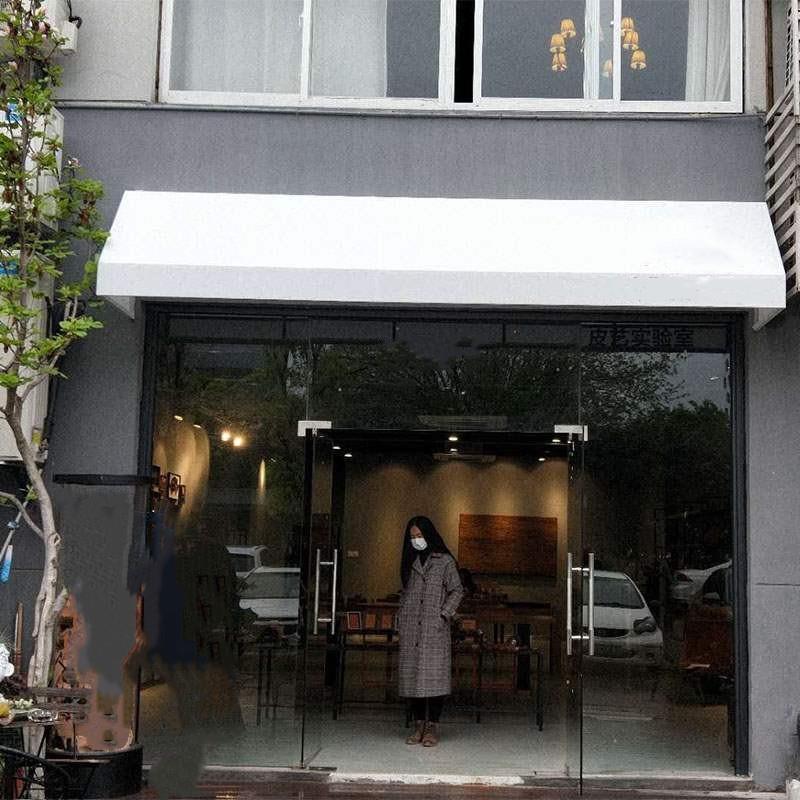 新款直销商铺门头雨棚梯形棚咖啡厅装饰雨棚阳台窗户雨搭家用商用