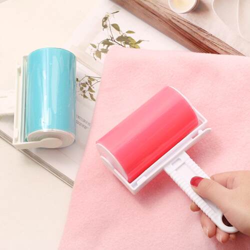 Medium-sized Lint Roller, Washable Pet Hair Remover, Plastic