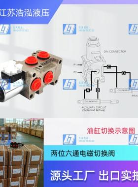 两位六通电磁切换阀夹木器卷扬机微挖改装SVV06、MOP、KVH、HSV
