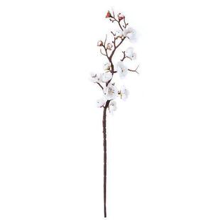 Blossom Plum Decoration Vintage Flowers Cube Fake Simulated