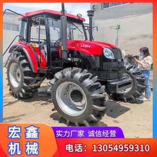 水田旱田旋耕504拖拉机 704四驱四轮拖拉机雷沃强压耕田犁地机