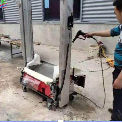 智能全自动粉墙机 自动装修抹墙设备 小型办公楼抹墙机