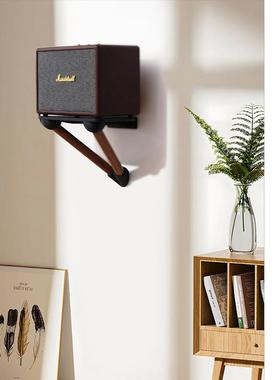 实木适用于马歇尔音响箱壁挂支架acton放置托架stanmore3底座墙上