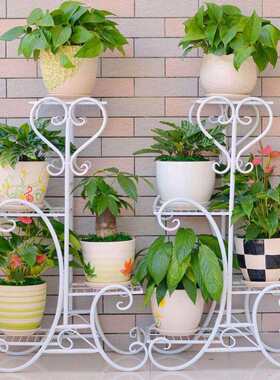 花架铁艺多层室内外花架子阳台植物架欧式落地花盆云之敏