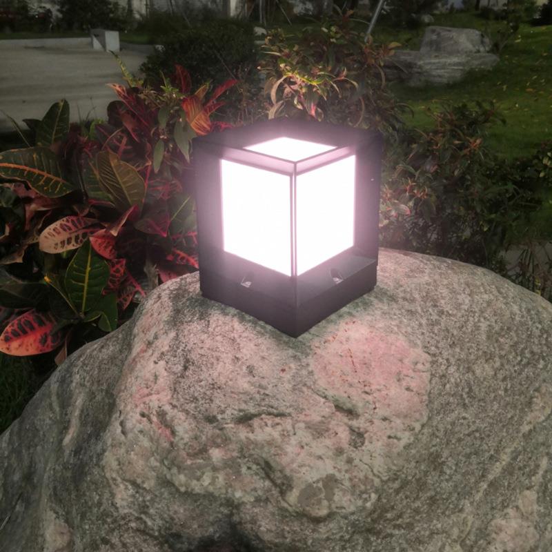 led亚克力柱头灯草坪灯别墅公园草地小区墙头外墙厂区庭院灯路灯