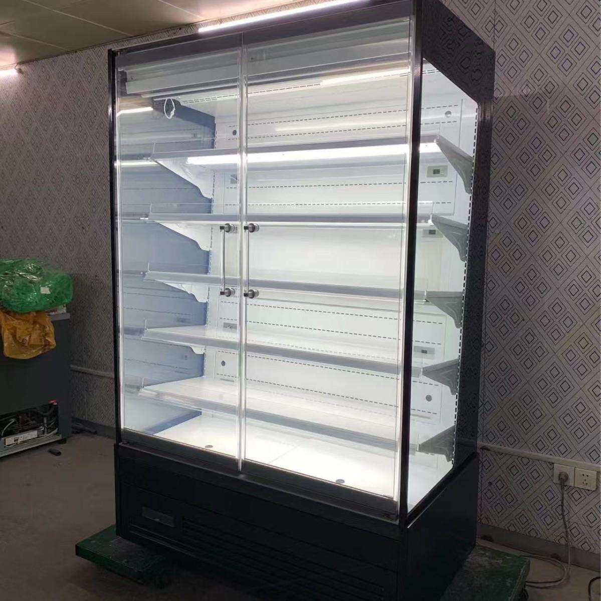 豪华款双门便利店饮料展示柜Glass door chiller 超市饮料冷藏柜