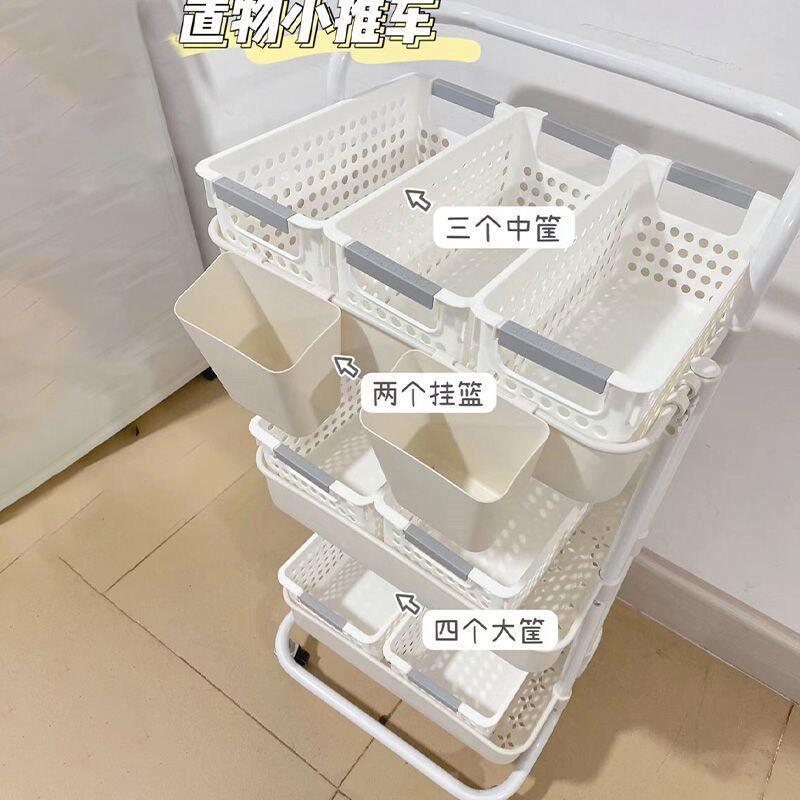 小推置地物架云兮落储物架小推车厨收纳架婴儿用品零食房车车书架