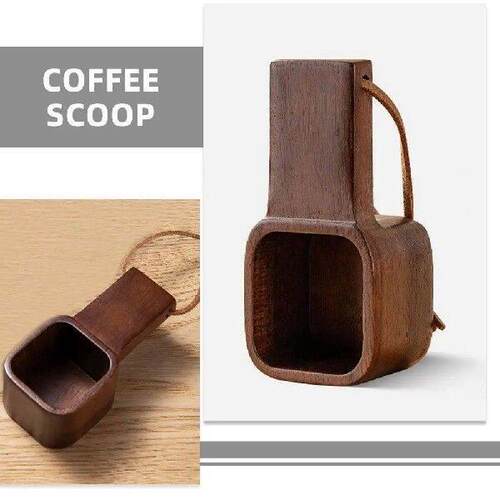 Coffee Spoon Scoop Wood Measuring Spoons for Ground Coffee