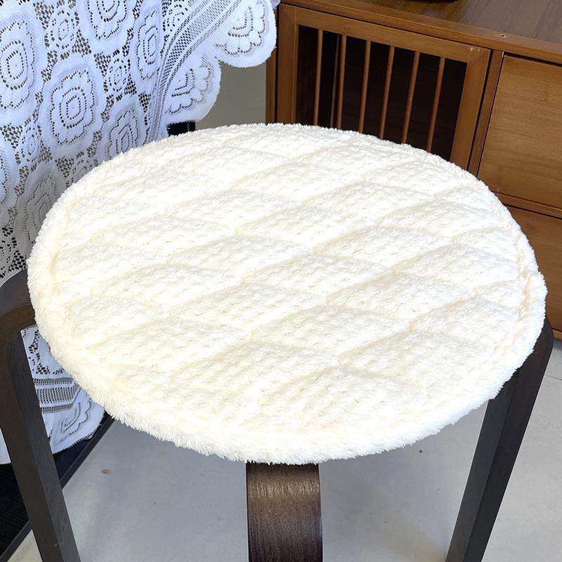 圆形毛绒加厚坐垫幼儿园椅子垫子圆凳子垫餐桌椅垫办公室久坐屁垫,居家布艺,椅垫,淘宝优惠券,粉丝福利购,淘宝优惠卷
