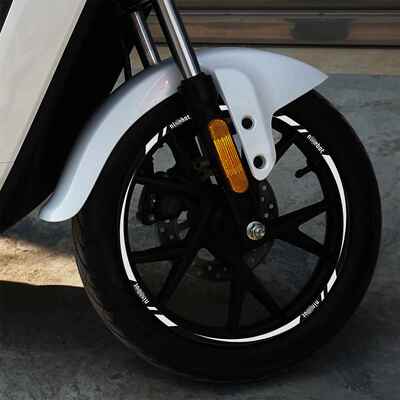 适用于九号电动车改装轮毂反光贴纸110P机械师M395cMAX E200贴膜