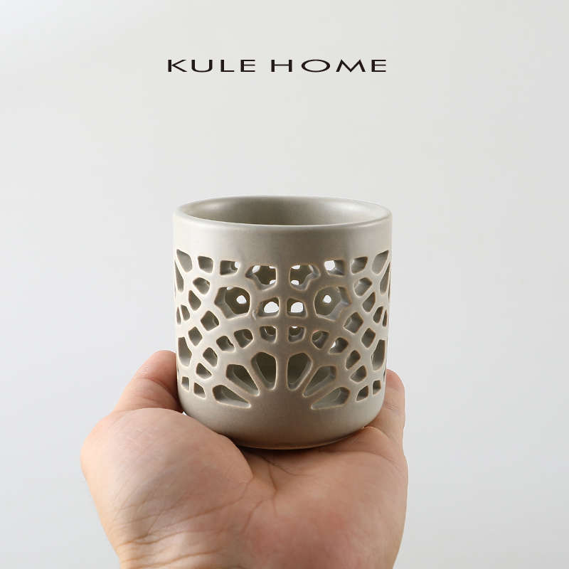 KULE HOME 香插陶瓷室内家用室内香薰炉简约日式香台插香座线香炉