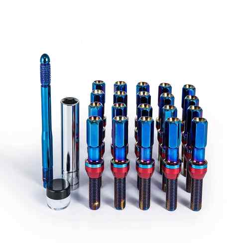 一体式螺栓28mm M12 x 1.5 M14 x 1.5 / 1.25适用德系轮胎螺母