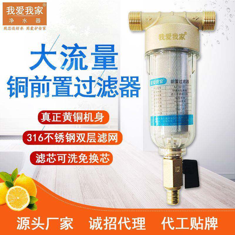铜前置过滤器全屋中央过滤器反冲洗厂家