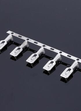 4.8插簧锁KIJ连带端子DJ62自2B-D.8一盘4400只30丝0锡