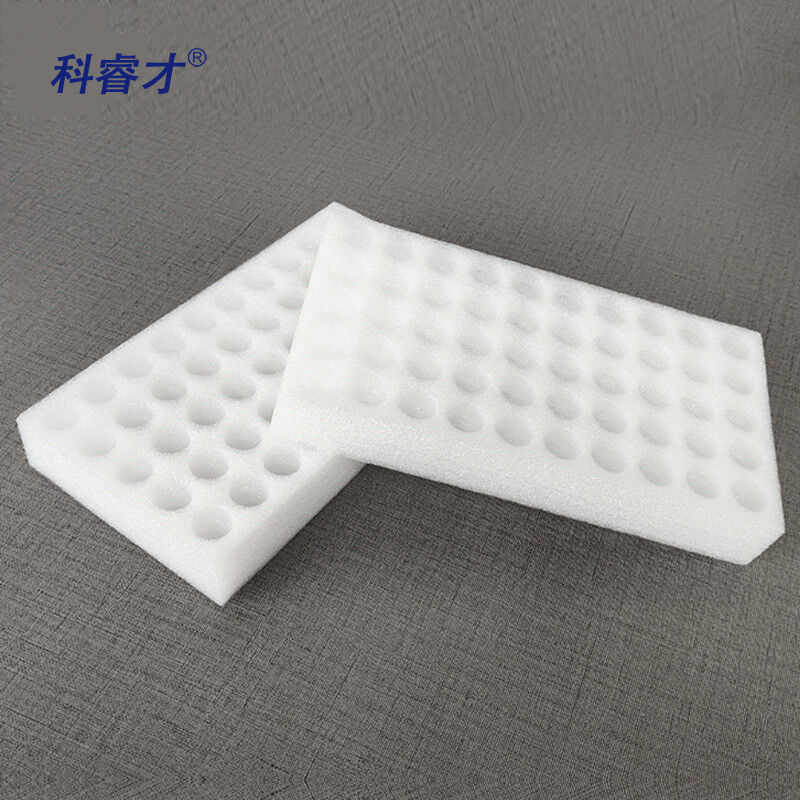 科睿才核酸检测试管架15mm离心管泡沫底座珍珠棉托盘采样管固定架